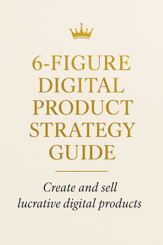6-Figure Digital Product Strategy: Create and sell lucrative digital products